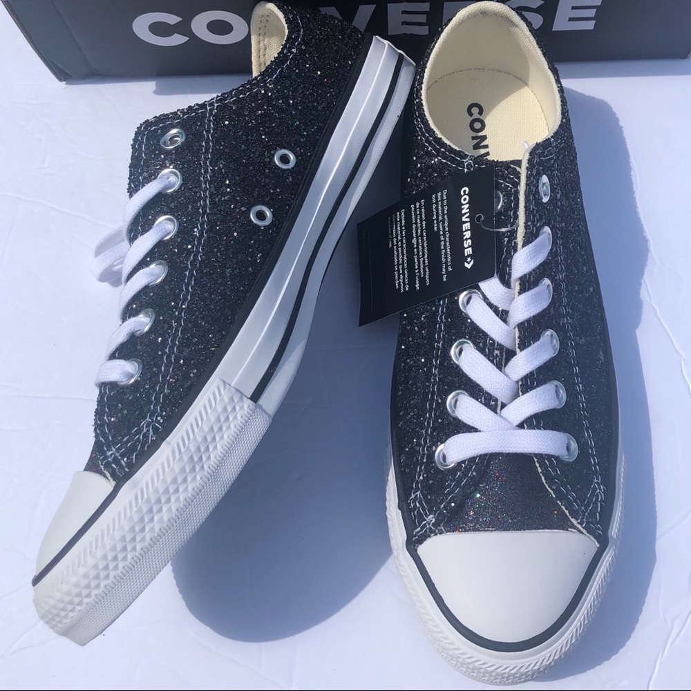 Multi colored glitter Converse sneakers price firm - Picture 7 of 15